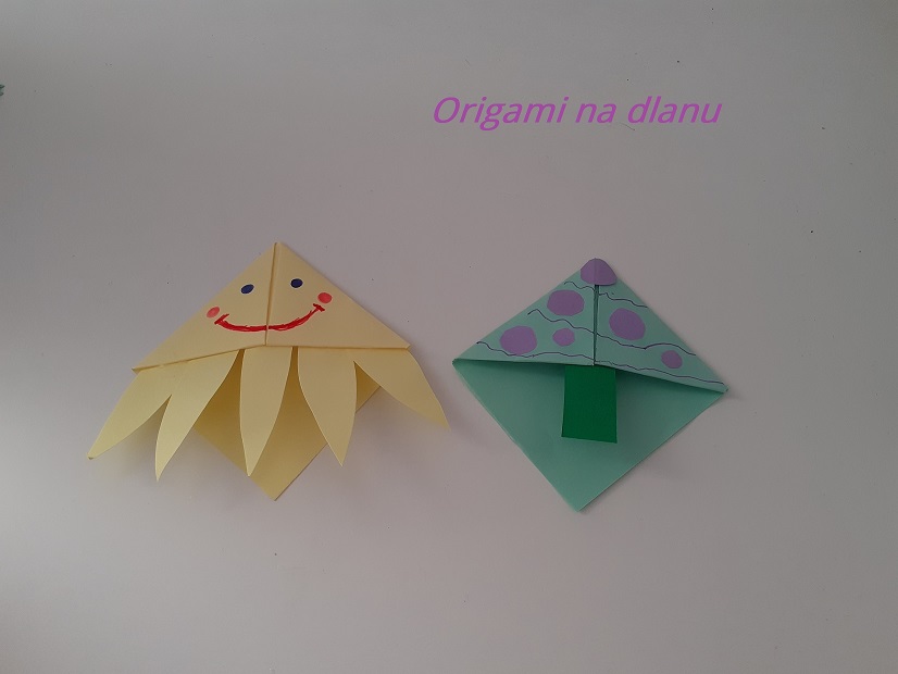 Jednostavni Origami Obeleživač stranica za knjige