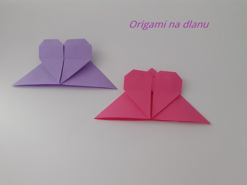 Origami Srce Obeleživač Stranica knjige 2