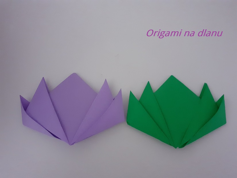 Origami Lotus obeleživač stranica knjige