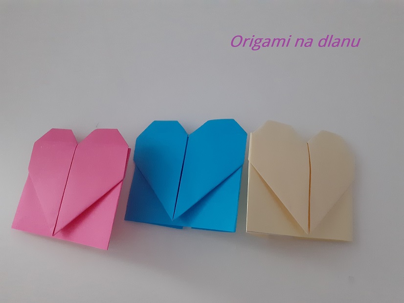 Origami Srce Obeleživač Stranica knjige